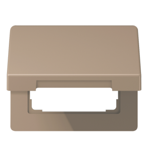 JUNG SL 500 Бронза Крышка откидная для розеток и изделий 50х50 SL590KLGB