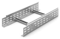 OSTEC Лестничный лоток замковый 300х100х6000, толщ. 1,5 мм, Сендзимир цинк
