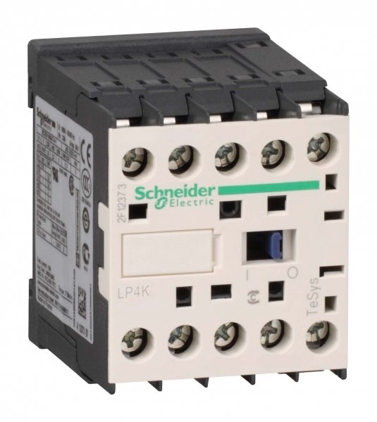 SE Contactors K Контактор 3P, 6А, НО, 24V DC 1.8 Вт, расш.диапазон, ограничитель перенапряжения LP4K06105BW3