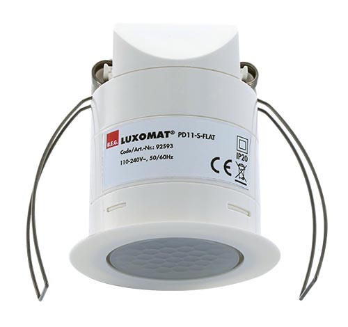 BEG Белый Датчик SLAVE 360°, диаметр действия 9м., с плоской линзой, IP20 92593