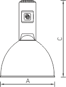 Купить СТ HBA AL 250, IP65 (комплект) светильник
