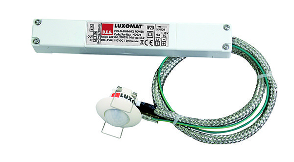 BEG Белый Мини-датчик присутствия потолочный 360°, с выносным блоком 1-10V IP20 92973