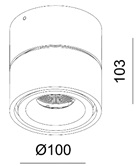 Купить Quest Light Светильник накладной, поворотный, черный, LED 13w 3000K 945lm, IP20 LINK black