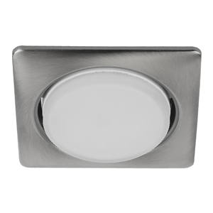 ЭРА KL71 SN Сатин никель Светильник под лампу Gx53 квадр.,220V, 13W