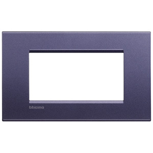 BT LL Синий шелк Рамка прямоугольная, 4 модуля LNA4804CB