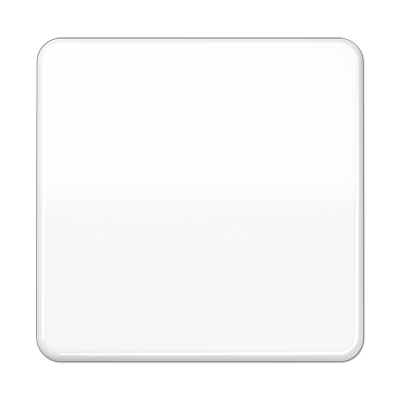 JUNG Клавиша для KNX кнопки, 1 группа дюропласт белый CD101WW