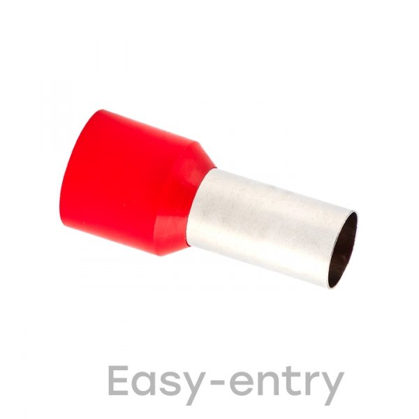 EKF PROxima Наконечник штыревой втулочный изолированный НШвИ 35,0-16 (50шт.)