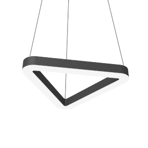 Varton Светодиодный светильник Enso T 690х614x40 мм 48 Вт 4000 K подвесной RAL9005 черный матовый с рассеивателем опал V1-R0-9T524-30000-2004840