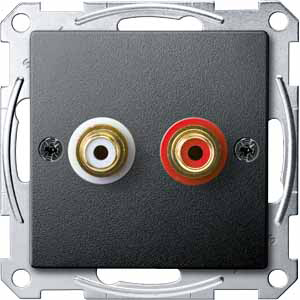 Купить SE Merten SM Механизм аудиорозетки (MTN4350-0414)