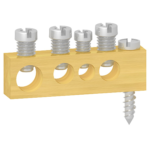 SE Mini Pragma Клеммные колодки неизолированные, крепление винт М4, 2x16+9x10+9x6 MIP99040