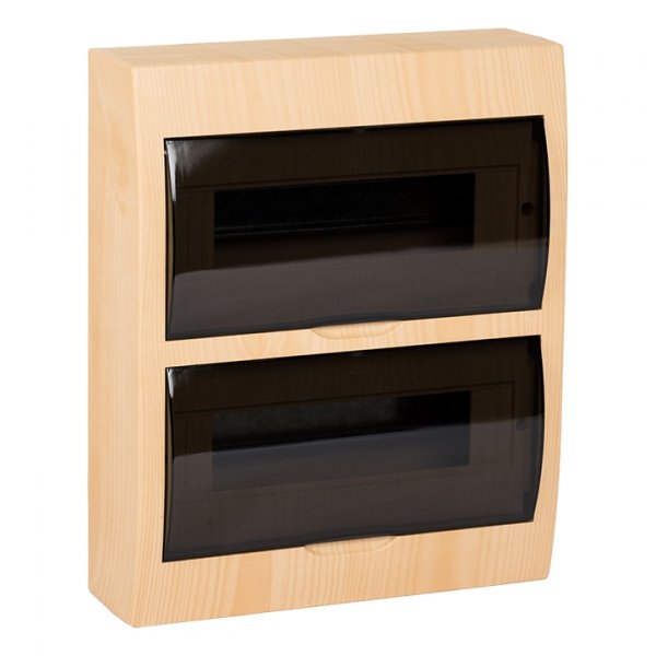 EKF PROxima Щит распределительный навесной ЩРН-П-24 светлое дерево IP41