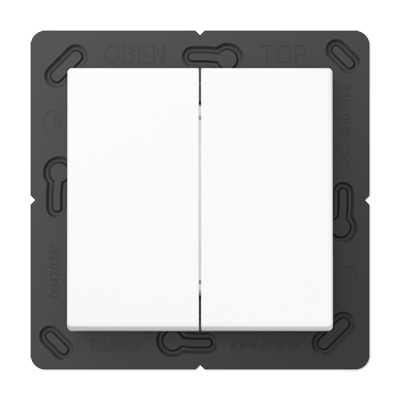 JUNG Радиопередатчик Bluetooth Low Energy 4 канала термопласт белый A500 BLEA595WW