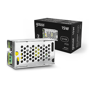 Gauss Блок питания LED STRIP PS 15W 12V 0 202003015