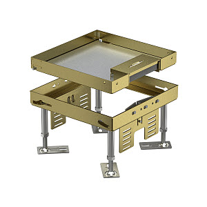 Купить OBO Bettermann Кассетная рамка RKSN2 номинальный размер 4, 200x200 мм (напольный люк, латунь) 7409202