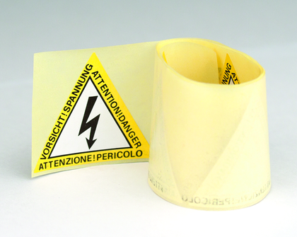 DKC Предупреждающая табличка 60мм