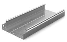 OSTEC Металлический лоток неперфорированный 200х50х3000, толщ. 0,7 мм, Сендзимир цинк