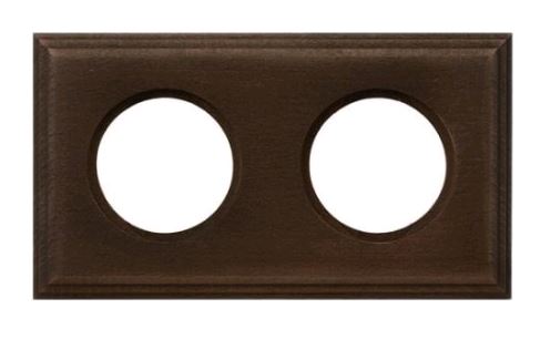 BIRONI Шедель Бук Винтаж Рамка 2-ая на бревно 260мм (скрытый монтаж) BF4C26-620-18