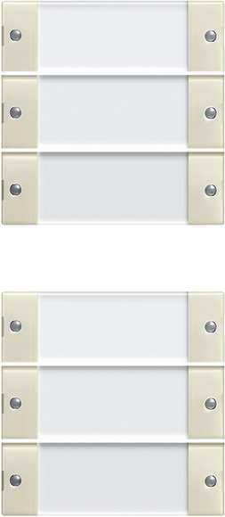 Gira KNX S-55 Крем глянец Комплект клавиш для сенсор.выкл. 6 шт 213601