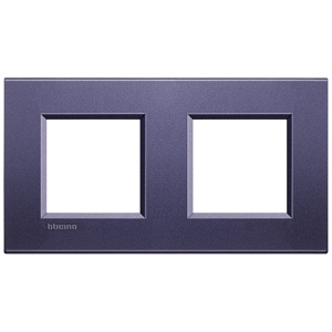 BT LL Синий шелк Рамка прямоугольная, 2+2 мод LNA4802M2CB