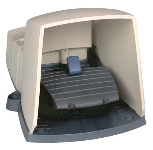 Купить SE Переключатель педальный 1 шаг NC+NO серый XPEG510