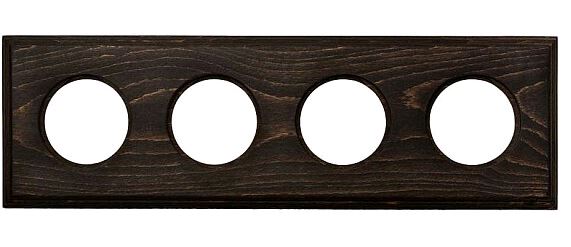 BIRONI Шедель Бук Винтаж Рамка 4-ая Форма квадрат (скрытый монтаж) BF4-640-18