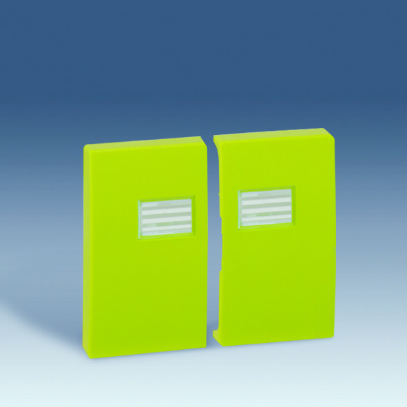 Simon 44 Aqua Фисташковая Клавиша двойная для выключателя с подсветкой 4400026-065