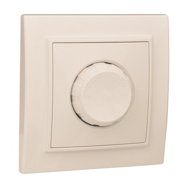 EKF Basic Минск Бежевый Светорегулятор, 600W, 220В, СП