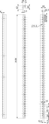 Купить SE Sarel Рейки вертикальные рег. 1800 (2 шт) NSYSMVR18