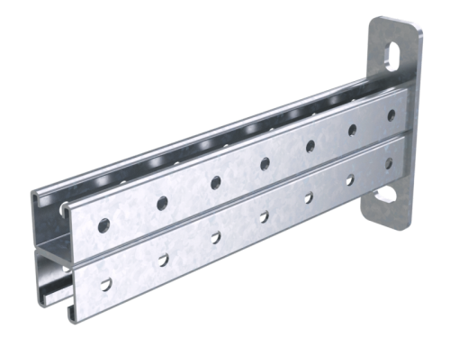 DKC Консоль двойная, 41х41мм, L500мм, горячеоцинкованная