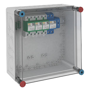 Купить OBO Bettermann УЗИП для силовых сетей в защитном корпусе 3+NPE (Класс I), 255 В 5096875