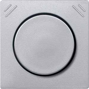 Купить SE Merten SM Алюминий Накладка светорегулятора поворотно-нажимного многофункц. с подсветкой , мех 577099 MTN567760