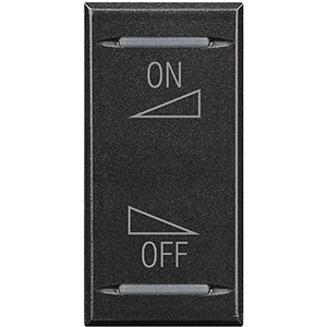 BT MH Axolute Антрацит Клавиши с символами для сис-ы автом-ции для 2 функ-й -1мод., регул-ка ON-OFF HS4911AI