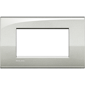 BT LL Лунное серебро Рамка AIR 4 модуля LNC4804GL