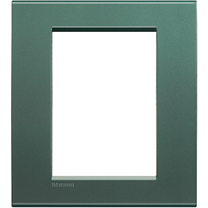 BT LL Зелёный шелк Рамка прямоугольная, 3+3 модуля LNA4826PK