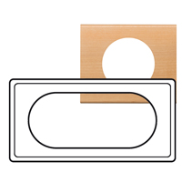 Купить Legrand Celiane Клён Рамка 4/5 мод 069215