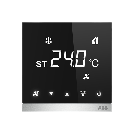 ABB CAR/U4.2.1.1-71 Фанкойл контроллер, 0-10В, черный 2TAZ741010R2001