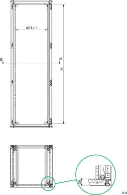 Купить SE SF/SM 2 держателя для стоек 19" 2000мм NSYRCK42