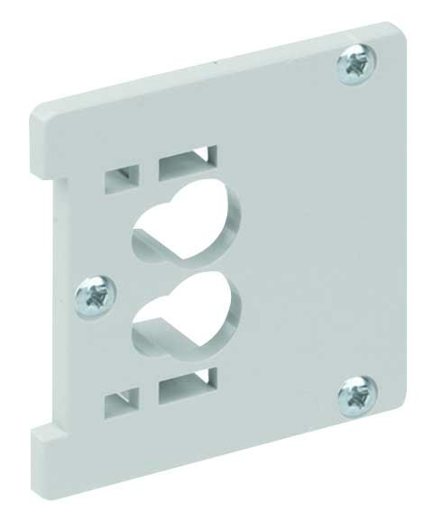 Simon Connect Серая Панель боковая к Офиблок Компакт для ввода кабеля ACFC02-24