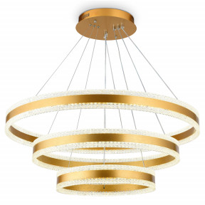 Ambrella Светильник светодиодный подвесной управляемый FA6183/3 GD золото 245W 3000K+6400K/3000K/6400K/4200K+4200K D800*940 (ПДУ РАДИО 2.4G)