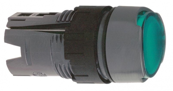 SE Кнопка круглая с подсветкой зеленая ZB6AF3