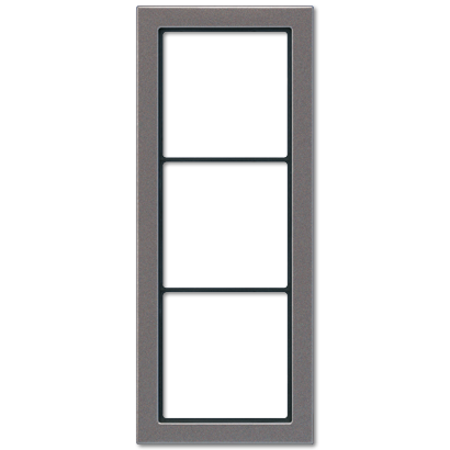 JUNG FD Design Антарцит (лакированный алюминий) Рамка 3-ая FDAL2983AN