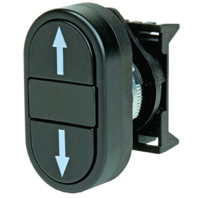 Купить DKC Кнопка двойная плоская с линзой для подсветки