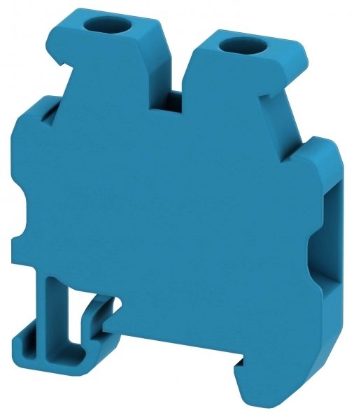 SE Миниклеммник винтовой,проходной 2,5мм, 2 тчк синий NSYTRV42MBL