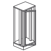 Купить Legrand XL3 Рама Панель лицевая поворотная 24M 020568