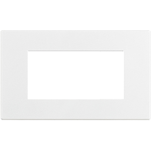 BT Axolute Air Матовая белая Рамка, итальянская модульность, 4 модуля HW4804AW