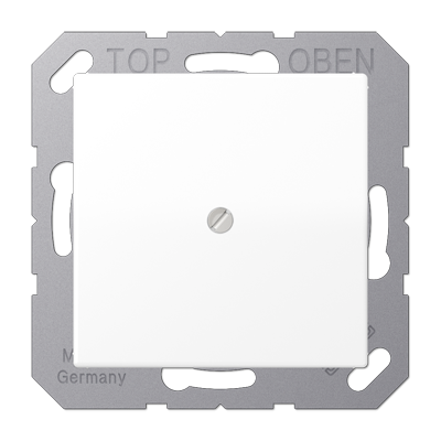 JUNG A Flow/A 550 Белый матовый Кабельный вывод с разгрузкой натяжения A590BFAWWM