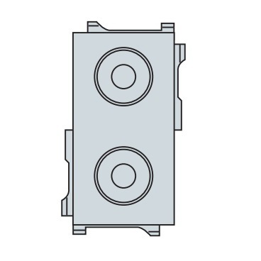 ABB Сальник 34х68 2х(D=6-13), (10шт) EV0126