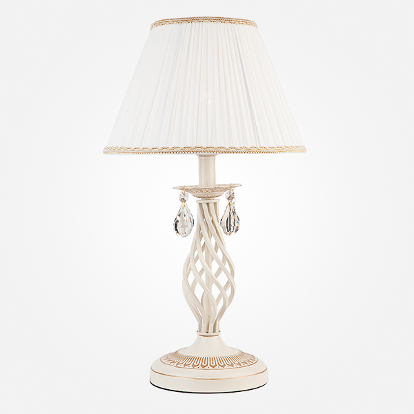 Eurosvet Настольная лампа 10054/1 белый с золотом 00000079084