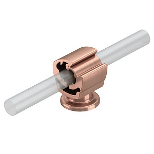 Купить OBO Bettermann Универсальный держатель для круглых проводников 8-10 мм, мон.высота 20 мм, полиамид, медный цвет 5207746