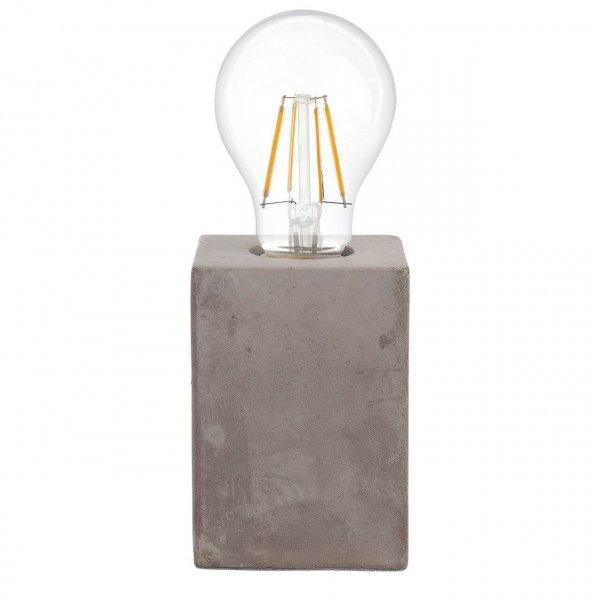 Eglo Лампа настольная PRESTWICK, 1х60W (E27), 90х90, H130, керамика, серый 49812